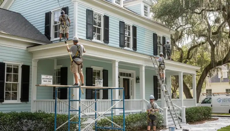 Painter serving Savannah, GA for residential and commercial interior and exterior painting services