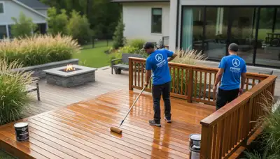 Deck sealing in Savannah, GA to protect wood from coastal humidity, salt air, and sun damage
