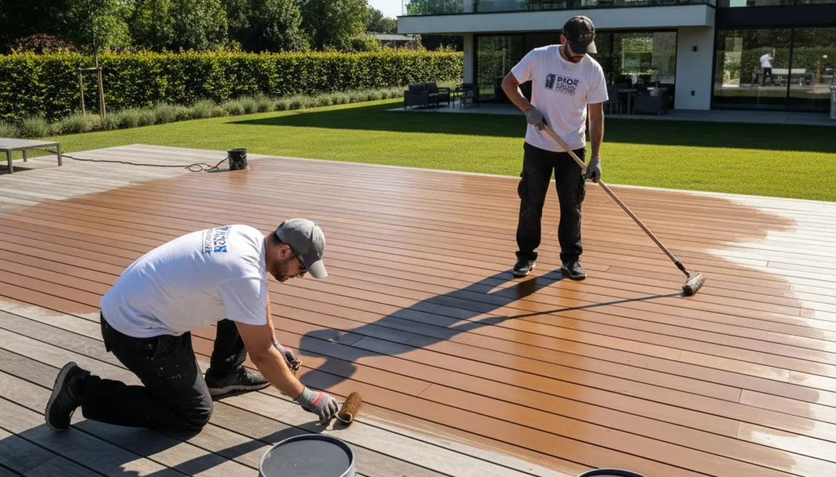 Deck staining service in Savannah, GA for durable, mildew-resistant wood protection