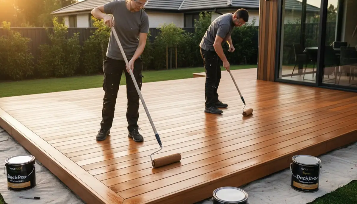 Savannah, GA deck staining by professional painters for coastal humidity, sun, and mildew protection