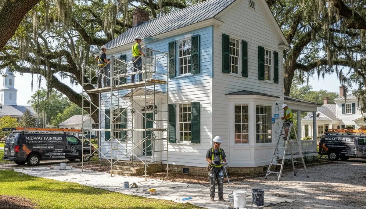 Professional painter service in Savannah, GA for interior and exterior painting projects