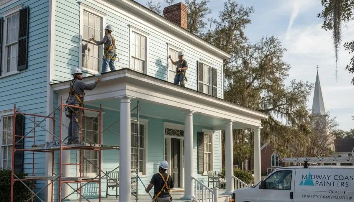 Savannah, GA painting contractor providing professional interior and exterior painting services