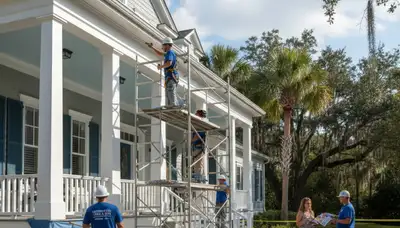 Professional painter serving Savannah, GA with expert residential and commercial painting services