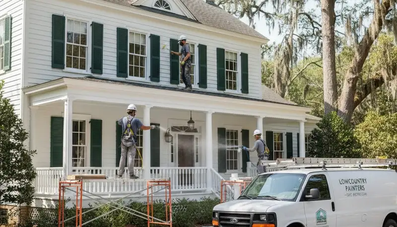 Painting contractor in Savannah, GA providing professional interior and exterior house painting services