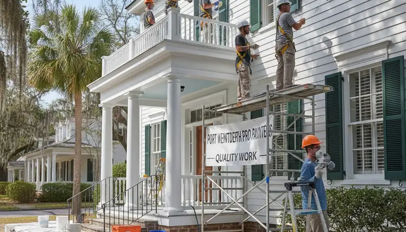Savannah, GA painting contractor providing professional interior and exterior painting services