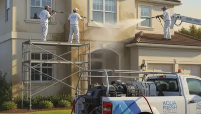 Pressure cleaning service in Savannah, GA for removing mold, mildew, and grime from exteriors