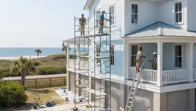Painting contractor serving Savannah, GA for interior and exterior residential painting services